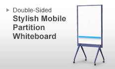 Double-Sided Stylish Mobile Partition whiteboard