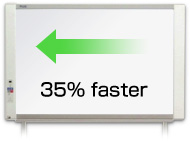 35% faster