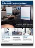 Double-Sided Stylish Mobile Partition Whiteboard (ALKB-DSK) Flyer 