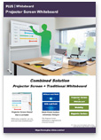 PLUS Projector Screen Whiteboard (WB-PSJ) Flyer