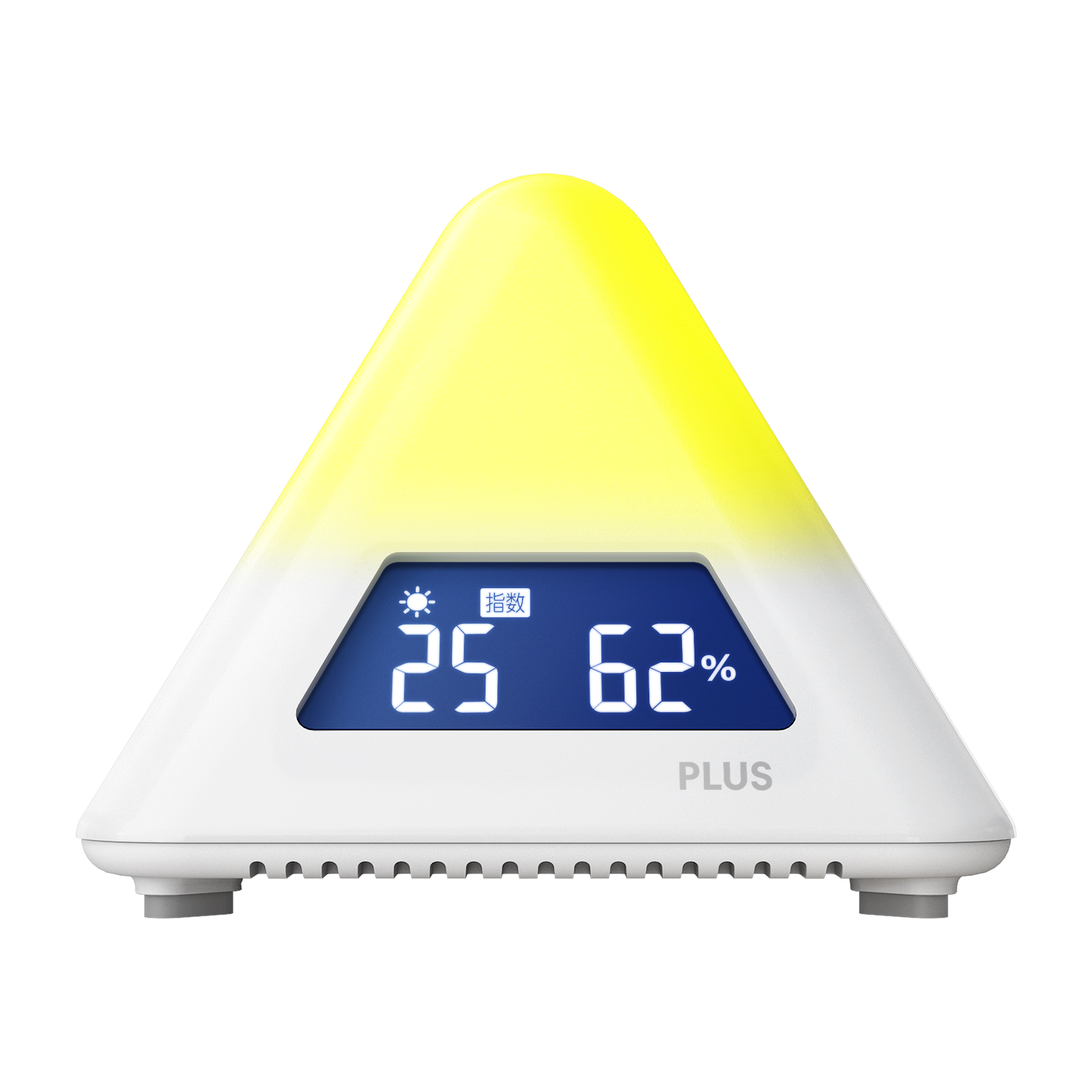 温湿度LEDアラーム。黄色点灯＞警戒
