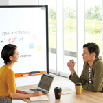 パーティションホワイトボード　WBC ブラックフレームタイプ