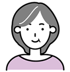 50代女性イラスト