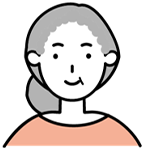 60代女性イラスト