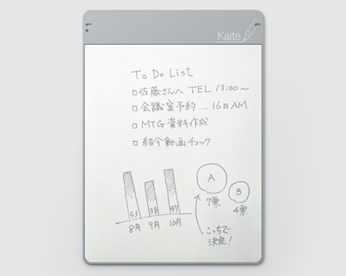 ビジネス使い：会議中のメモに