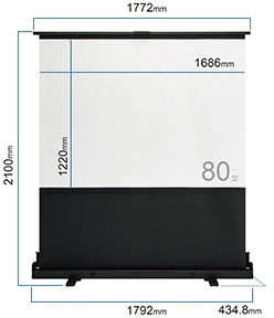 プロジェクタースクリーン FSR-80